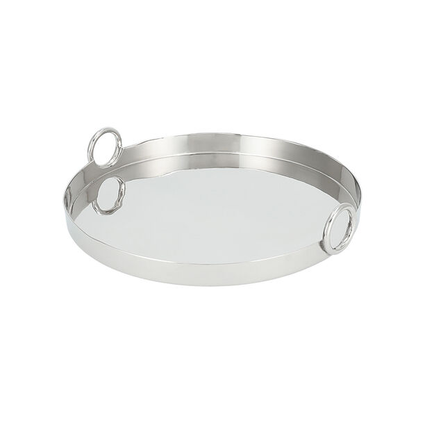 Dallaty round serving tray plain nickel 36*36*6.5 cm image number 3