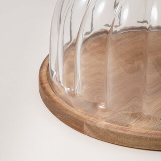 La Mesa glass cake stand 30*24cm