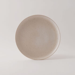 لا ميسا طقم سفرة فخار 12 قطعة، كريمي