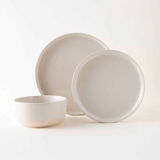La Mesa 12 pcs dinner set white glaze image number 0