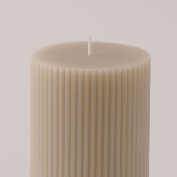 هومز شمعة من شمع الصويا، بيج 7*7*10سم image number 2