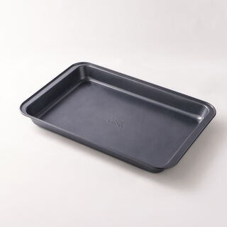 Betty Crocker non stick roasting pan set of 3 pieces 37.5*42.5*47.5cm, grey