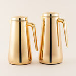 Dallaty Set of 2 Steel Thermos gold, 1.0L and 1.3L image number 0