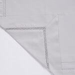 Boutique Blanche Ladder Lace Duvet Cover Set 100% Cotton 300Tc Light Grey 260*240 Cm image number 4