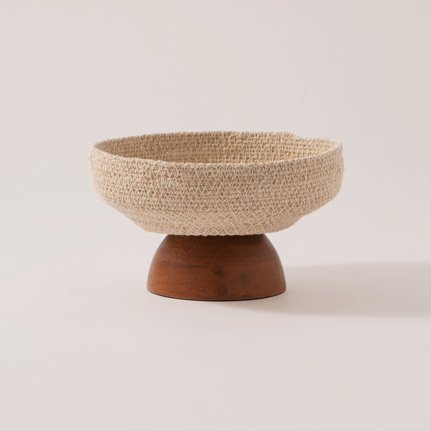 لا ميسا وعاء تقديم خشب 12*20*20سم، بيج image number 2