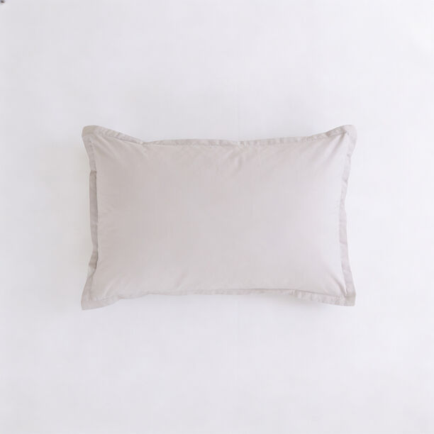 Boutique Blanche Pillow Cover Set 100% Cotton 200Tc Percale King Grey 90*50 Cm image number 4