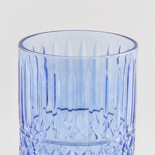 هومز سلة مهملات زجاج دايموند 18*18*26سم، أزرق image number 2