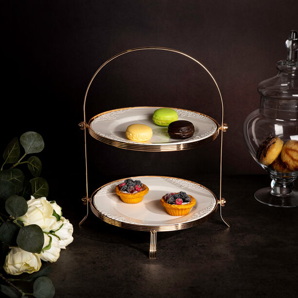 2 Tiers Round Serving Stand image number 0