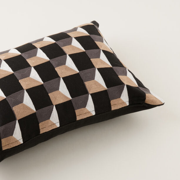 Homez Geometric Rectangular Cushion Cover, 30*45Cm image number 2