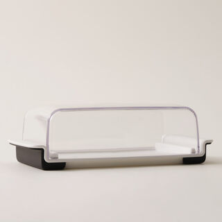 OXO plastic wide butter dish server, 226g, 7.9"* 3.7"* 2.4"