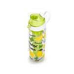 Herevin Plastic Sports Bottle With Infuser V:0.75L Lemon Detox Design image number 1