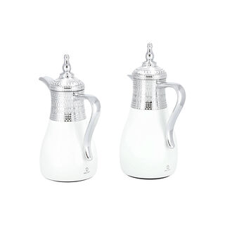 Dallaty Kerma set of 2 vacuum flask chrome