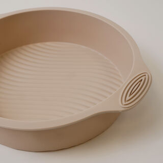 Alberto silicone round cake mould 29.5*25*6cm, cream