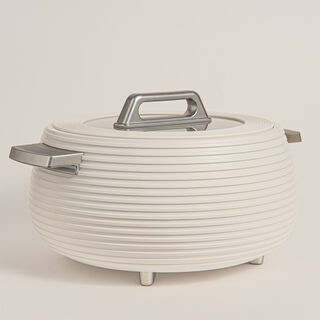 Alberto Food Warmer 4Lt white/silver