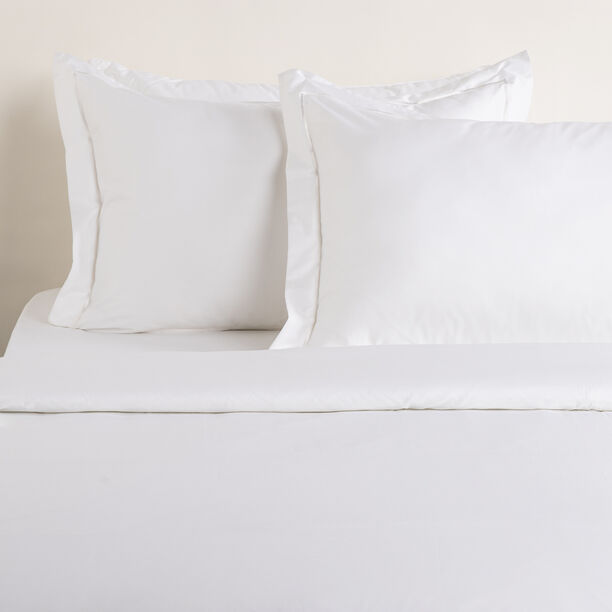 Boutique Blanche Duvet Cover Set 100% Cotton 400Tc Egyptian Super King White 260*240 Cm image number 0