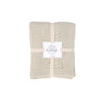  100% Cotton Knitted Throw image number 1
