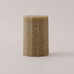 هومز شمعة إليغنت من شمع الصويا، بيج 7*10.5سم image number 0