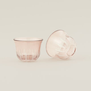 Dallaty 6pcs arabic coffee cup set, light purple