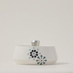 Dallaty white porcelain date bowl with lid 15.5*15.5*10 cm image number 0