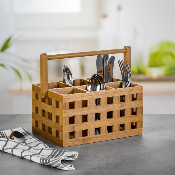 Bamboo Cutlery Box image number 5