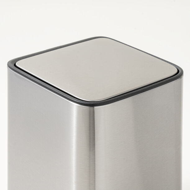 Cottage stainless steel square guard pedal bin 5L soft close, silver image number 4