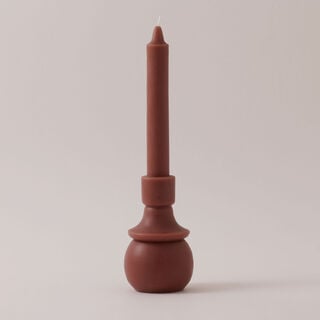 Homez Mono Wax Candle 8*30Cm, Brown