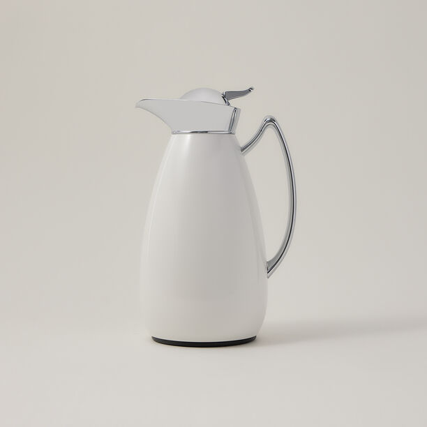 Dallety Steel Flask White/Chrome 1L image number 0