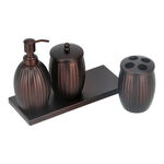 Bath Set Set Of 4 Pcs Copper image number 2