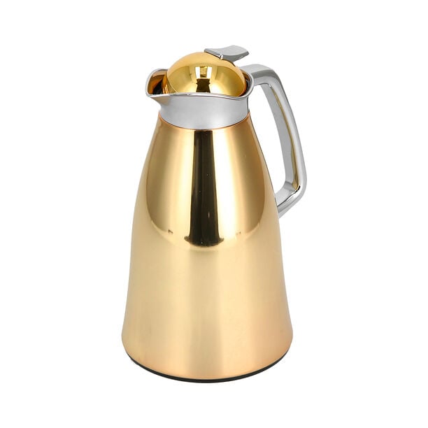 Vacuum Flask Beige And Gold 1L image number 2