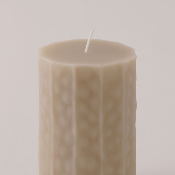 هومز شمعة إليغنت من شمع الصويا، بيج 7*7*10.5سم image number 2