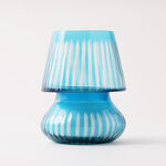 Homez sandalwood and fig glass scented candle with lid image number 1