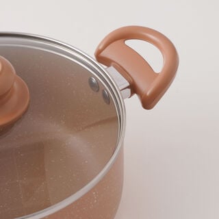 Pentola 12Pcs Granite Nonstick Cookware Set, Brown