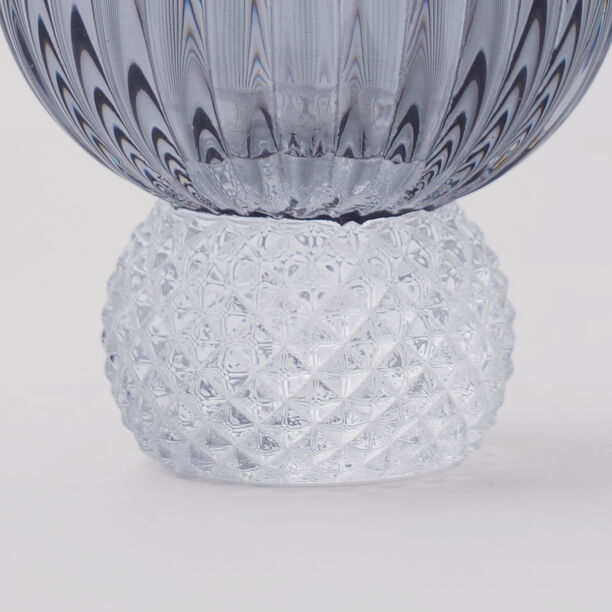 لا ميسا طقم أوعية حلويات صغيرة 4 قطع زجاج، رمادي image number 4