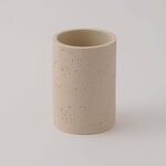 Homez Polyresin Tumbler, Beige 7.5*7.5*11Cm image number 0