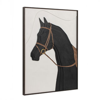 Homez wall art framed canvas wood, 90*120*5cm