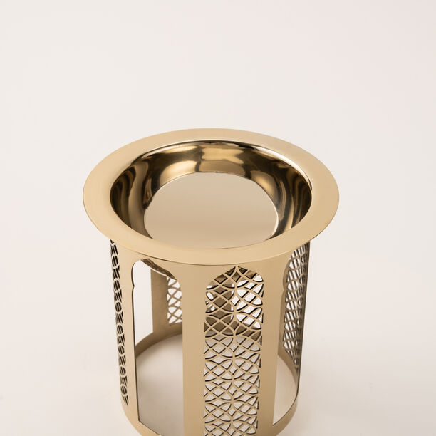 Qourb gold steel nut bowl image number 2