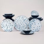 La Mesa blue /White porcelain 16pcs dinner set image number 7