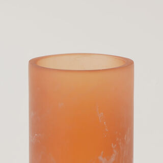 Homez clear polyresin toilet tumbler, brown7.3*7.3*11cm