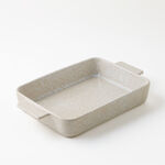 La Mesa stoneware oven to table rectangular dish 38*28.5*6cm, beige image number 2