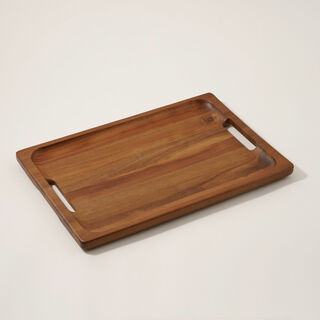 Dallaty acacia wood serving tray 48*32*2cm, brown