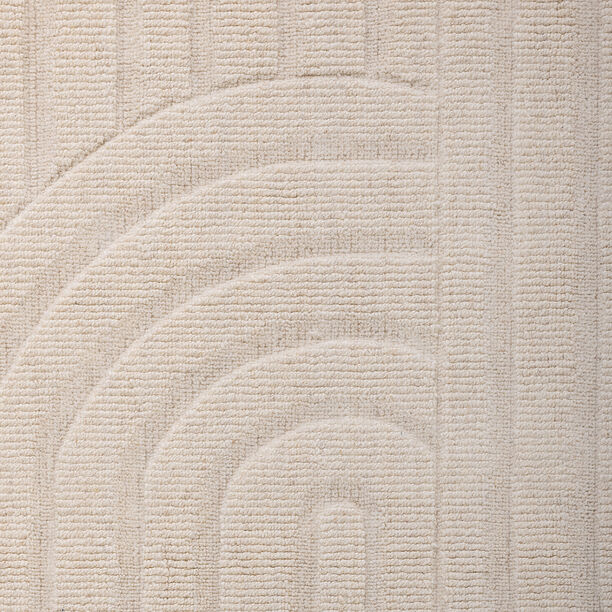 Cottage hand woven beige rug 190*290cm image number 3