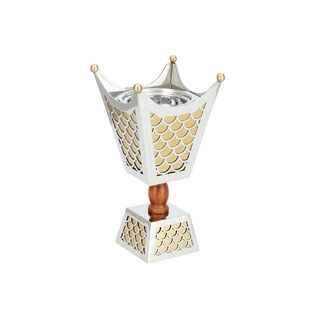 Metal Oud Burner 15*15*24 Cm