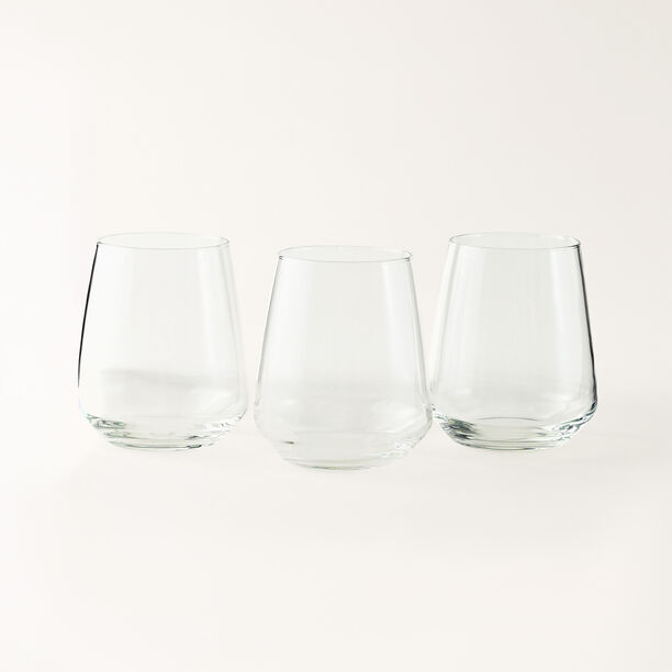 Borgonovo 3pcs tumbler stemless 380ml image number 0