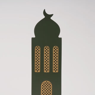 Homez Minara Collection Decoration Item, Green, 13*8*36 Cm