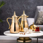 Dallety Vacuum Flask Set Gold Steel 1L + 0.7L image number 0
