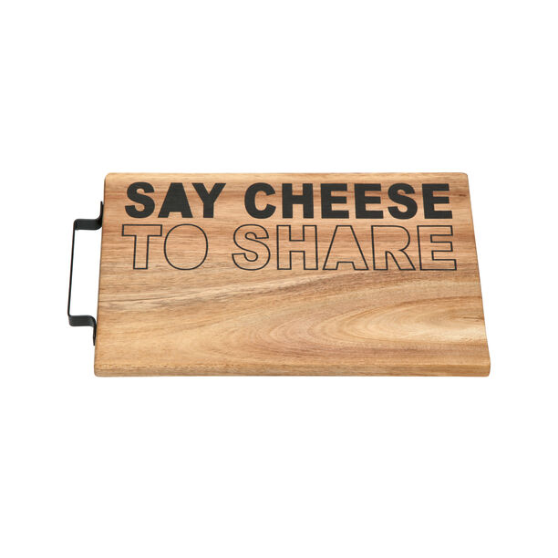 Alberto Acacia Wood Rectangular Cutting Board image number 2