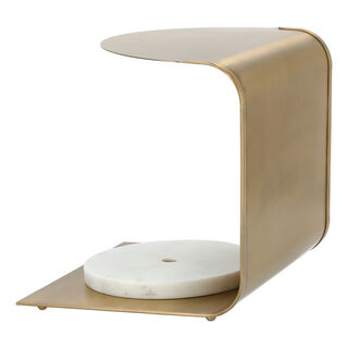 La Mesa Cake Stand With White Marble