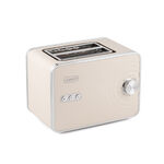 البرتو محمصة خبز بلاستيك أبيض كريمي 2 شريحة image number 1