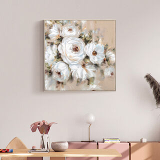 Wall Art Flower With Frame