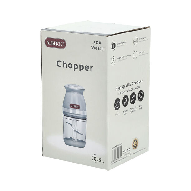 Alberto pulse speed 400W quad blades chopper image number 3
